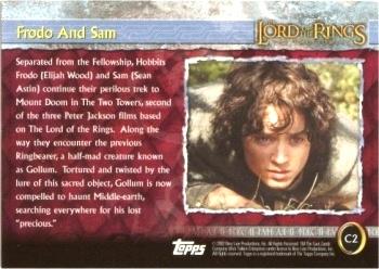 2002 Cadbury Lord of the Rings (UK) #C2 Frodo and Sam Back