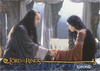 2003 Cadbury Lord of the Rings: Return of the King (Australia) #R19 Elrond Front