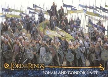 2003 Cadbury Lord of the Rings: Return of the King (Australia) #R20 Rohan and Gondor Unite Front
