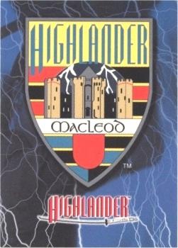 2003 Rittenhouse The Complete Highlander (TV) - Previews #9 MacLeod Crest / Checklist Front