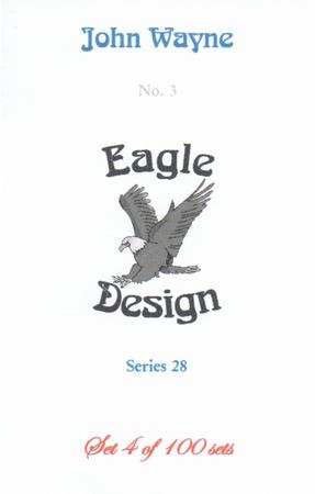 2005 Eagle Design John Wayne Series 28 #3 John Wayne Back