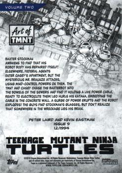 2019 Topps The Art of TMNT #40 Issue 9 Back