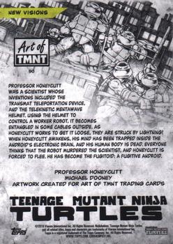 2019 Topps The Art of TMNT #90 Professor Honeycutt Back