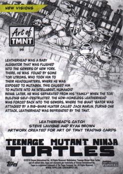 2019 Topps The Art of TMNT #99 Leatherhead's Catch Back