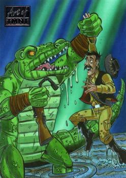 2019 Topps The Art of TMNT #99 Leatherhead's Catch Front