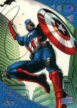 2019 Upper Deck Marvel Premier #7 Captain America Front