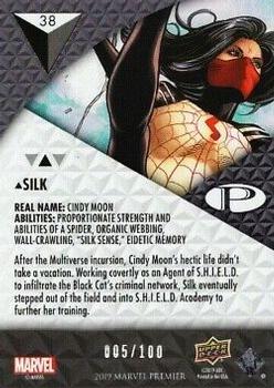 2019 Upper Deck Marvel Premier #38 Silk Back