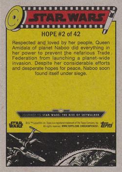 2019 Topps Star Wars Journey to Star Wars The Rise of Skywalker #2 The Queen's Futile Efforts Back