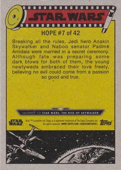 2019 Topps Star Wars Journey to Star Wars The Rise of Skywalker #7 Forbidden Union Back