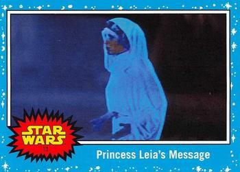 2019 Topps Star Wars Journey to Star Wars The Rise of Skywalker #13 Princess Leia's Message Front
