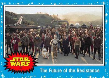 2019 Topps Star Wars Journey to Star Wars The Rise of Skywalker #37 The Future of the Resistance Front
