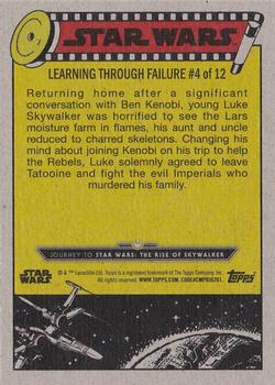 2019 Topps Star Wars Journey to Star Wars The Rise of Skywalker #46 Back on the Homestead Back