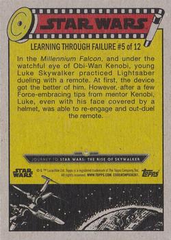 2019 Topps Star Wars Journey to Star Wars The Rise of Skywalker #47 Struck by the Remote Back