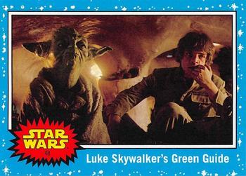 2019 Topps Star Wars Journey to Star Wars The Rise of Skywalker #48 Luke Skywalker's Green Guide Front