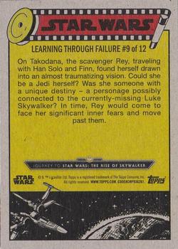 2019 Topps Star Wars Journey to Star Wars The Rise of Skywalker #51 Falling to Fear Back