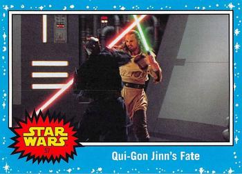 2019 Topps Star Wars Journey to Star Wars The Rise of Skywalker #57 Qui-Gon Jinn's Fate Front
