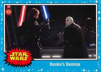 2019 Topps Star Wars Journey to Star Wars The Rise of Skywalker #62 Dooku's Demise Front