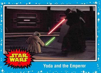 2019 Topps Star Wars Journey to Star Wars The Rise of Skywalker #66 Yoda and the Emperor Front