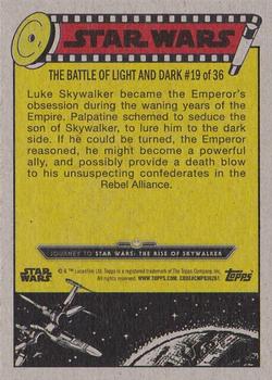 2019 Topps Star Wars Journey to Star Wars The Rise of Skywalker #73 The Emperor's Ploy Back