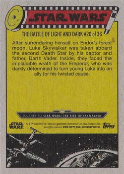 2019 Topps Star Wars Journey to Star Wars The Rise of Skywalker #74 Facing the Darkness Back