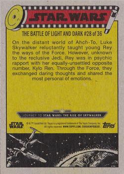 2019 Topps Star Wars Journey to Star Wars The Rise of Skywalker #82 Bound Through the Force Back