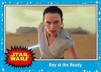 2019 Topps Star Wars Journey to Star Wars The Rise of Skywalker #92 Rey at the Ready Front