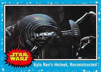 2019 Topps Star Wars Journey to Star Wars The Rise of Skywalker #95 Kylo Ren's Helmet, Reconstructed Front