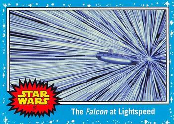 2019 Topps Star Wars Journey to Star Wars The Rise of Skywalker #97 The Falcon at Lightspeed Front