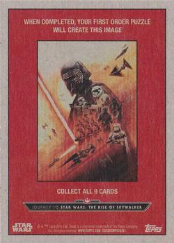 2019 Topps Star Wars Journey to Star Wars The Rise of Skywalker #100 Overlooking the Wasteland Back