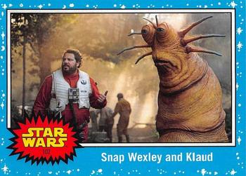 2019 Topps Star Wars Journey to Star Wars The Rise of Skywalker #102 Snap Wexley and Klaud Front