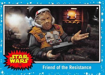 2019 Topps Star Wars Journey to Star Wars The Rise of Skywalker #109 Friend of the Resistance Front