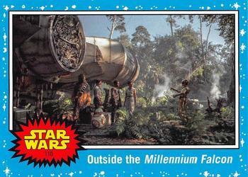2019 Topps Star Wars Journey to Star Wars The Rise of Skywalker #110 Outside the Millennium Falcon Front