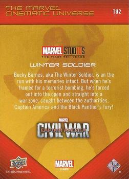 2019 Upper Deck Marvel Studios The First Ten Years - The Marvel Cinematic Universe #TU2 Winter Soldier Back