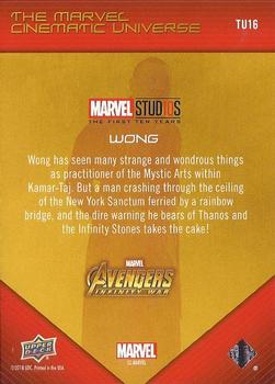 2019 Upper Deck Marvel Studios The First Ten Years - The Marvel Cinematic Universe #TU16 Wong Back