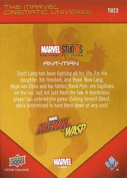 2019 Upper Deck Marvel Studios The First Ten Years - The Marvel Cinematic Universe #TU22 Ant-Man Back