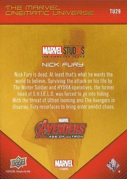 2019 Upper Deck Marvel Studios The First Ten Years - The Marvel Cinematic Universe #TU29 Nick Fury Back