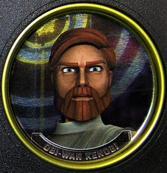2008 Topps Star Wars: The Clone Wars - Coins Yellow #3 Obi-Wan Kenobi Front
