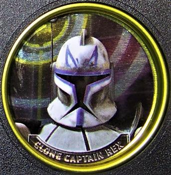 2008 Topps Star Wars: The Clone Wars - Coins Yellow #9 Clone Captain Rex Front