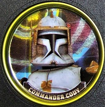 2008 Topps Star Wars: The Clone Wars - Coins Yellow #11 Commander Cody Front
