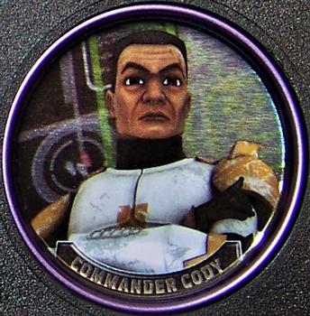 2008 Topps Star Wars: The Clone Wars - Coins Purple #11 Commander Cody Front