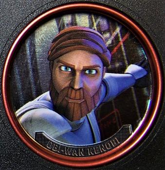 2008 Topps Star Wars: The Clone Wars - Coins Red #3 Obi-Wan Kenobi Front