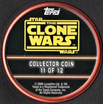 2008 Topps Star Wars: The Clone Wars - Coins Red #11 Commander Cody Back