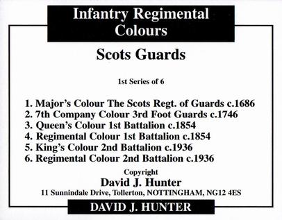 2009 Regimental Colours : Scots Guards 1st Series #NNO Title Card Back
