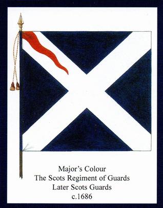 2009 Regimental Colours : Scots Guards 1st Series #1 Major's Colour The Scots Regiment of Guards later Scots Guards c.1686 Front