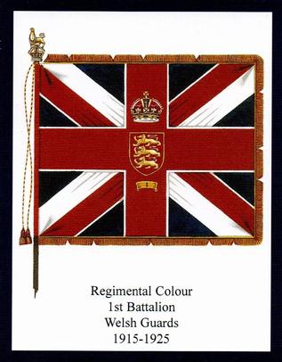 2009 Regimental Colours : Welsh Guards #2 Regimental Colour 1st Battalion 1915-1925 Front