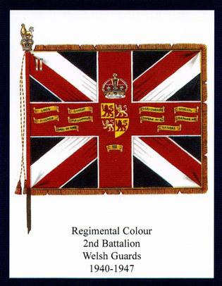2009 Regimental Colours : Welsh Guards #4 Regimental Colour 2nd Battalion 1940-1947 Front