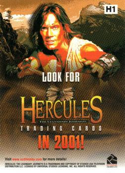 2001 Rittenhouse Hercules Previews #H1 Hercules and Iolaus Back