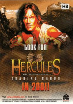 2001 Rittenhouse Hercules Previews #H8 Hercules Back