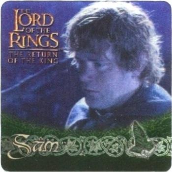 2003 Artbox Lord of the Rings: The Return of the King Action Flipz #07 Sam Front