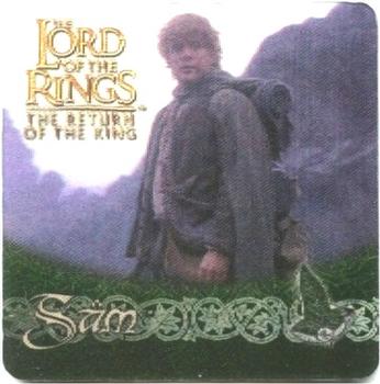 2003 Artbox Lord of the Rings: The Return of the King Action Flipz #09 Sam Front